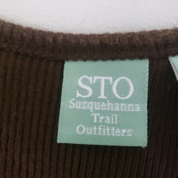 STO Women's Chocolate Sequined Scoop Neck Cotton Shell Shirt Blouse Tank Top - Picture 10 of 11